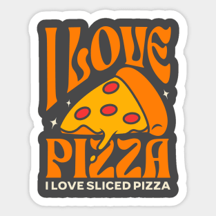 I love Pizza. Sticker